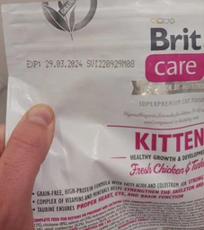 Сухой корм для котят Brit Care Cat GF Kitten Growth & Developmen с курицей и индейкой 2 кг фото от покупателей 7