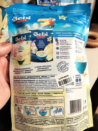 Каша молочна Bebi Вівсяна з персиком з 6 місяців 200 г (8606019654306) фото від покупців 1