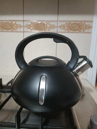 Чайник Ofenbach Happy Kettle 2л з нержавіючої сталі зі свистком, чорний матовий (NB-100303) фото від покупців 4