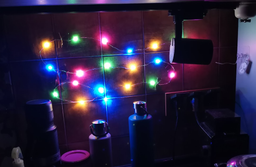 Гибкая медная гирлянда на батарейках РОСА капля 50LED DL 5м синяя 1000-RV-104B фото от покупателей 14