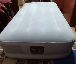 Надувная кровать-матрас Intex со встроенным электрическим насосом 152 x 203 x 36 см (64168_intex)