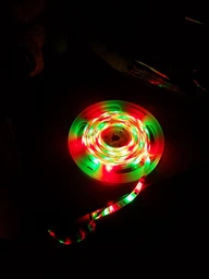 Світлодіодна стрічка RGB з пультом та блоком живлення SMD 3528 LED 5 метрів