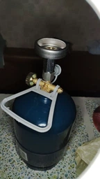 Перехідник для заправки газових балонів з різьбою 3/8" (16 мм) ліва з адаптером під газовий пістолет Tomasetto 00054 .16 фото від покупців 4