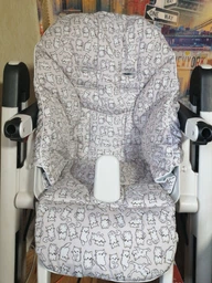 Чохол на стільчик для годування Peg Perego Siesta плащівка Білий DavLu (000461) фото від покупців 6
