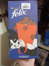 Упаковка лакомств для котов Purina Felix Party Mix Гриль Микс со вкусом курицы, говядины и лосося 8 шт по 60 г (7613287631411)