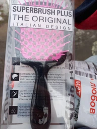 Щітка для волосся Hollow Comb Superbrush Plus Black -Pink