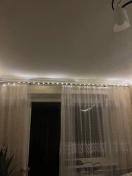 Гибкая медная гирлянда на батарейках РОСА капля 50LED DL 5м синяя 1000-RV-104B фото от покупателей 7