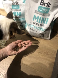 Сухой корм Brit Care Mini Grain Free Light & Sterilised беззерновой для стерилизованных и от избыточного веса собак 2 кг фото от покупателей 3