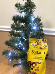 Кава в зернах STEFANO 900г з ароматом шоколадний трюфель Галантна шоколадна фото від покупців 1