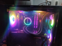 Корпус Darkflash AQUARIUS MESH 4х120 Fans Raibow LED (AQUARIUS MESH) Без БЖ