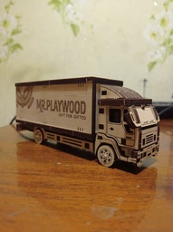 3D пазл-конструктор Mr. Playwood Механический Грузовик Деревянный 62 детали (4820204380496) фото от покупателей 1
