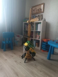 Кран баштовий 678 Toy 8063Е на радіокеруванні Жовтий