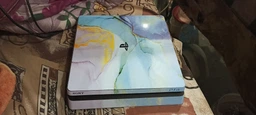 Вінілова наклейка на Sony PlayStation PS4 Slim консоль і контролер з розводами, арт.700293 фото від покупців 5