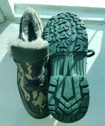 Кросівки чоловічі зимові на хутрі камуфляжні Україна 43 р (28 см) 3469 фото від покупців 2
