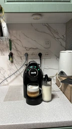 Кофеварка капсульная с капучинатором Delta Q Milk Qool Evolution 19 bar Белая фото от покупателей 17