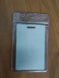Бейдж вертикальный Axent 68x115 мм PVC прозрачный (4529-A)