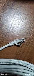 Патч-корд литой, UTP, RJ45, Cat.5e, 5m, серый фото от покупателей 6