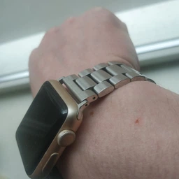 Металевий ремінець Fruct 3-Bead Metal Band для Apple Watch 38/40/41/42 mm Black фото від покупців 2