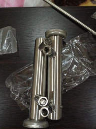 Скляна полиця для ванної кімнати 50см Kroner KRP Edelstahl Klassisch ESG3707