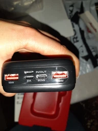 УМБ Promate SolarTank-20PDQi 20000 mAh с солнечной панелью 20W PD USB-C 18W QC USB-A 10W Qi 2xUSB-A Black (solartank-20pdqi.black) фото от покупателей 13