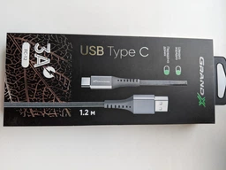 Кабель Grand-X USB Type-C FC-12G 3A 1.2 м Grey (FC-12G) фото от покупателей 1