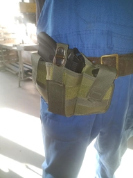 Тактическая сумка кобура на ногу для пистолета для военных и армии зсу универсальная Хаки