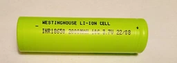 Аккумулятор високострумовий літій-іонний Westinghouse Li-ion INR18650, 3,7V, 2000mAh, 10С
