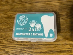 Упаковка зубочисток с освежающей нитью Manorm 2 пачки по 50 шт (ROZ6400105671) фото от покупателей 1
