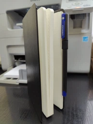 Записная книга Buromax Etalon 125x195 мм 96 листов в точку обложка из искусственной кожи Синяя (BM.291360-02) фото от покупателей 2