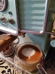 Кофеварка рожковая Cecotec Power Espresso 20 Tradizionale Светло-голубая фото от покупателей 11