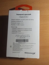 Зарядное устройство Grand-X CH-15UMB 2 USB 5 В 2.1 А с защитой от перегрузки + microUSB 1 м Black (CH-15UMB) фото от покупателей 4