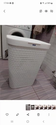 Корзина для белья пластиковая Rotho COUNTRY 55 л (10327) Белый