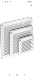 Решітка вентиляційна пластикова AirRoxy 150x150 grey сіра 02-317 фото від покупців 1