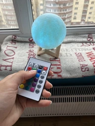 Ночник лампа Луна 3D - Настольный светильник луна Ночник детский Magic 3D Moon Lamp фото от покупателей 11