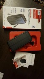 УМБ Promate SolarTank-20PDQi 20000 mAh с солнечной панелью 20W PD USB-C 18W QC USB-A 10W Qi 2xUSB-A Black (solartank-20pdqi.black) фото от покупателей 9