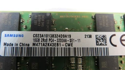 Ноутбучна оперативна пам'ять Samsung DDR4 16GB 3200MHz SO-DIMM 2Rx8 PC4-3200AA (M471A2K43EB1-CWE) фото від покупців 13