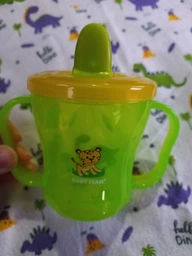 Поїльник з ручками та носиком 6+ Baby team 180 мл Зелений фото від покупців 1