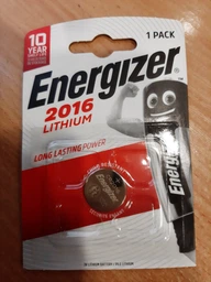 Батарейка ENERGIZER CR2016 Lithium 1шт