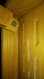 Стіл-підставка для ноутбука Ruhhy S23452 дерев'яний з вентиляцією регулюванням висоти і кута нахилу світло-коричневий