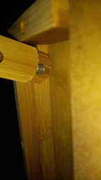 Стіл-підставка для ноутбука Ruhhy S23452 дерев'яний з вентиляцією регулюванням висоти і кута нахилу світло-коричневий фото від покупців 2