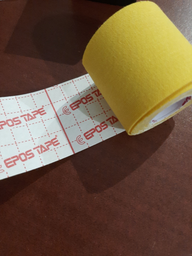 Кинезио тейп EPOS TAPE Original 5 см х 5 м желтый фото от покупателей 5