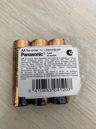 Батарейки Panasonic Alkaline Power щелочные AA пленка, 4 шт (LR6T/4S)