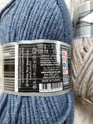 Пряжа Alize Superlana Maxi 57 бордовий фото от покупателей 1