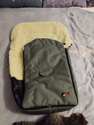 Зимний конверт-чехол на овчине в коляску,на санки For Kids Maxi (Красный) фото от покупателей 2