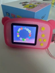Дитячий цифровий фотоапарат Smart Kids KM-89 Цифрова камера Ведмедик Teddy з іграми та рамками, Full HD, 12 МП Блакитний + Карта пам'яті 32 ГБ фото від покупців 2