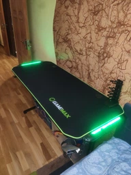 Геймерский игровой стол GameMax D140 Carbon фото от покупателей 12