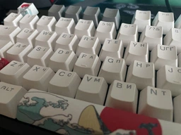 Набор кейкапов Hator First Ukrainian PBT keycaps UKR/ENG/rU White (HTS-136) фото от покупателей 2