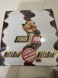 Батончик Power Pro Nuts Bar 70 грам, 20*70 грам арахіс з карамеллю