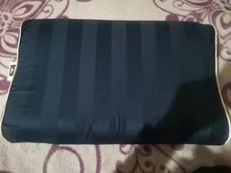 Подушка ортопедична MirSon №6006 Noble stripe Blue sea 58х40х10.5 (2200003260946)