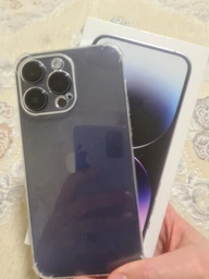 iPhone 14 Pro Max чехол прозрачный силикон Military Grade - Gisolo фото от покупателей 2